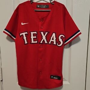 Red Texas Baseball Jersey